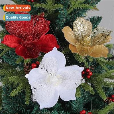 Gold Dust Christmas Flowers 2023 Red Yellow Whe mulation Flo