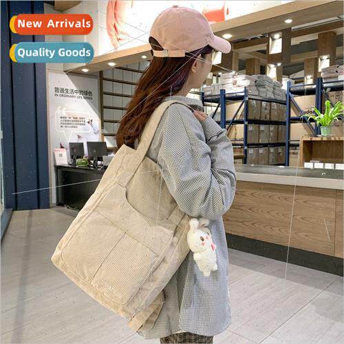 Shoulder bag female 2024 new Korean college wind Tote school