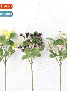 New high-grade simulation fig branch green plant pot flower