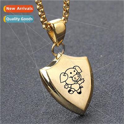 Minimalist triangle cartoon zodiac wind hundred shield gold