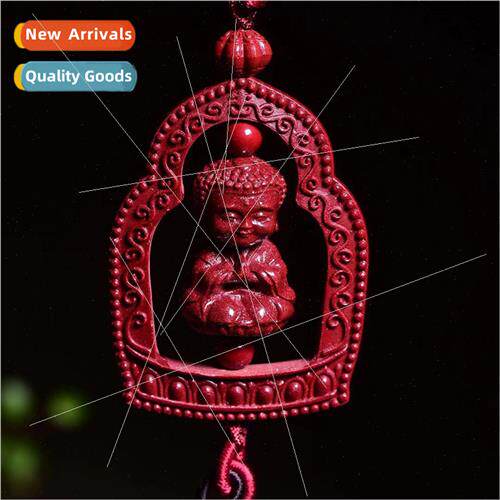 content cinnabar purple gold cinnabar baby Buddha car hangin