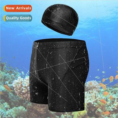New mens swimming trunks sharkskin waterproof swimming trunk