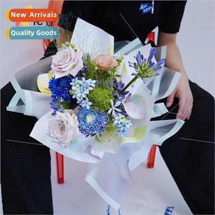 paper Colorful waterproof flower wider wrapping bglass rolls