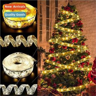led ribbon lights satin string lights christmas ribbon light