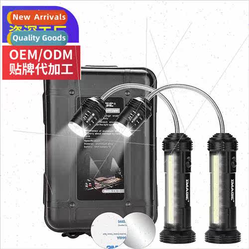 New LED Barbecue ght USB Rechargeable Zoom Torch with Magnet