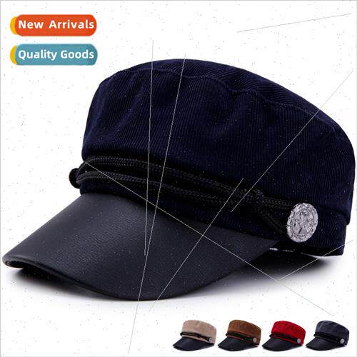 Hat spring summer fall winter navy cap women Brish retro ber