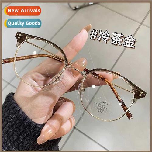 Myopia glasses ins high value female large face thin transpa