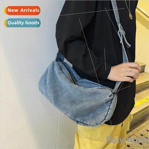 Japan casual lerary canvas bag ins Yangqi cowboy chain handb