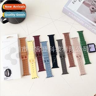 same color buckle 适用apple strap vest silicone appl feather