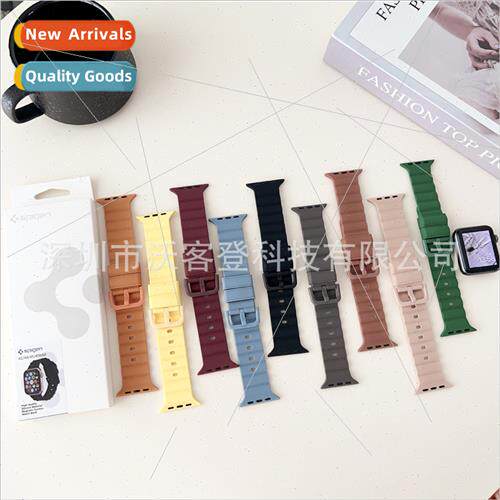 适用apple feather vest same color buckle silicone strap appl