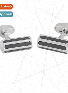 Cufflinks 适用men Hexagonal cylindrical cufflinks Electropla