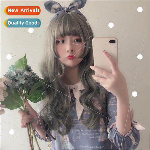 Japan hair princess cut three cuts Qi bangs wig female long