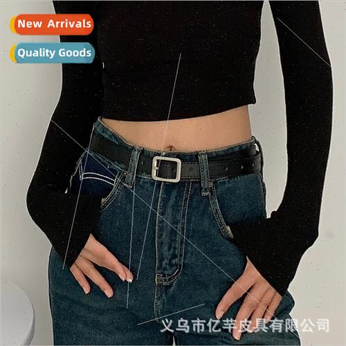 Ins HK ladies belt simple nd commuter pants belt Korean casu