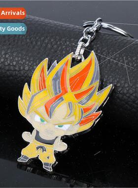 Anime  seven dragon ball characters doll metal keychain Monk