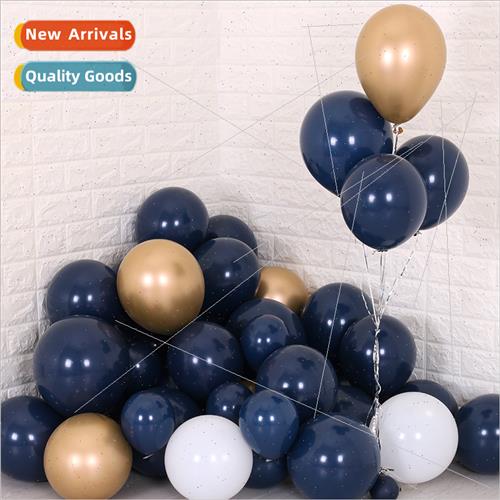 New 10 inch 2.2g ink blue starry night blue decorative ballo