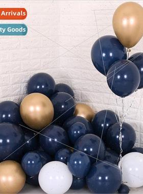 New 10 inch 2.2g ink blue starry night blue decorative ballo