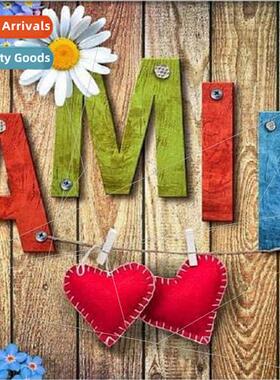 Diamond painting new DIY English letters full round diamond