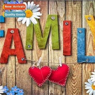 DIY English letters Diamond round new full diamond painting