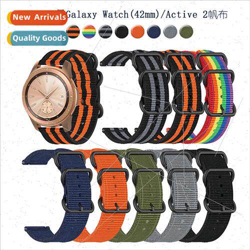 适用Samsung Galaxy Watch Breathable Canvas Replacement Wrist