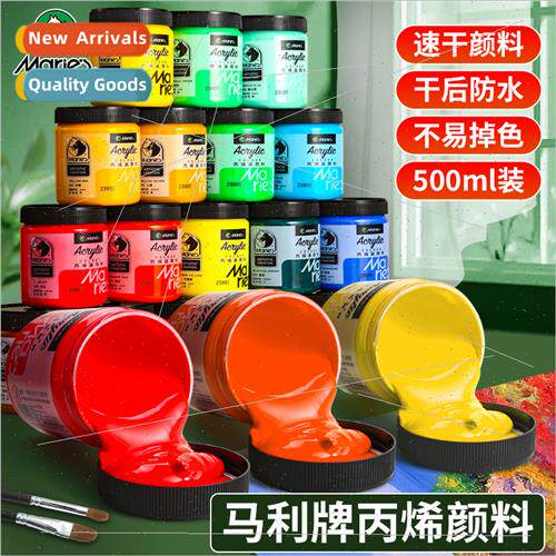 Acrylic paint big bottle 500ml wall painting fluid painting