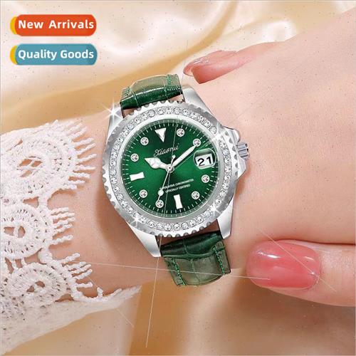 Women Watch xury Diamonds Calendar Waterproof Student Fashio