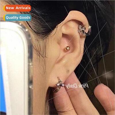 2022 fall winter new super flash diamond mini cross ear buck