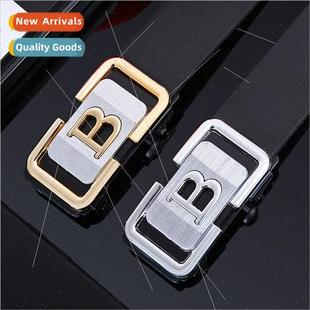 Inner Wear Casual Belt Hun Business Toothless Word Men