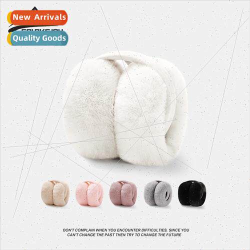 Foldable earmuffs men and women winter warm windproof anti-f