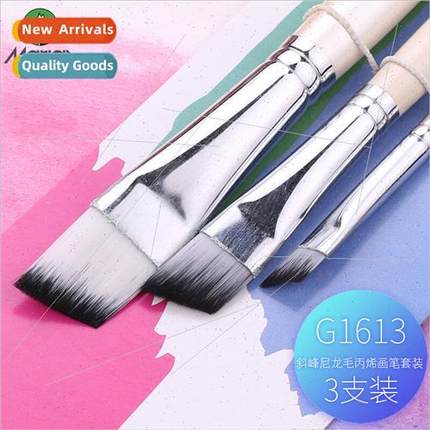 G1613 slant peak nylon acrylic paint brush coloring slant ti