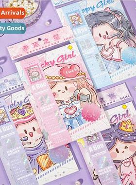 Ago Girls Idol Magazine Sticker Book 20 Cute Stamping Charac