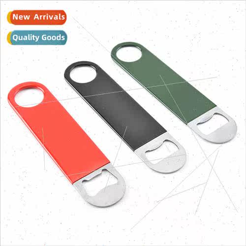 Stainless steel double head beer bottle opener simple flat p