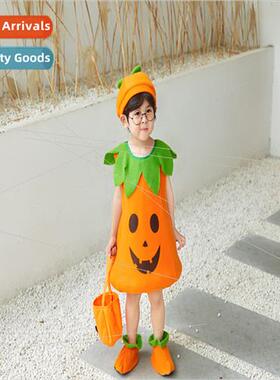 2022 Halloween Childrens Fall Pumpkin Costumes  Kids Hallowe