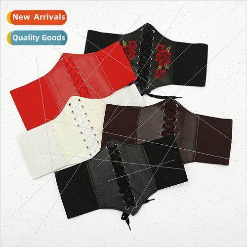 Fashion new straps wide  ladies waist seal versatile jumper