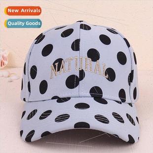 polka fashion dot letters baseball spring embroidered summer