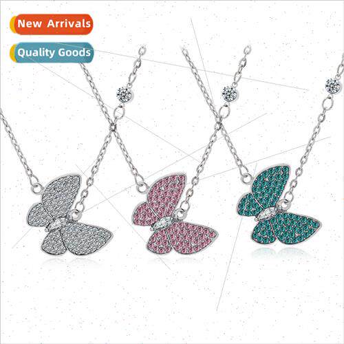 New Product Creative two-color bow wh diamonds necklace fash