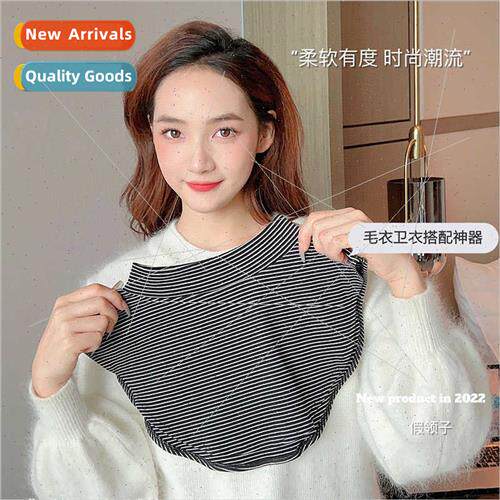 Autumn winter warm fake collar new self-heating neck fake co
