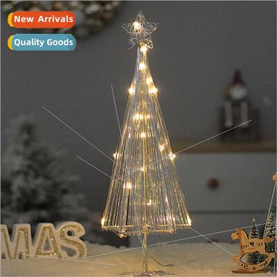 New  Christmas decorations LED light-emting iron Christmas e