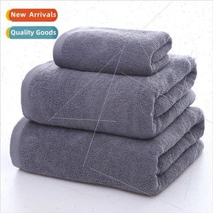Gray towel cotton men bath towel fire therapy special flame
