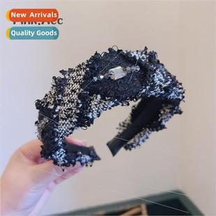 versatile high skull hairpin wind top headband designer