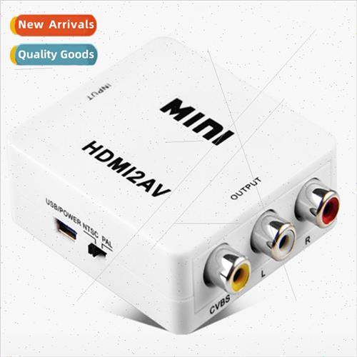 HDMI2AV Small White Box MIMI HDMI to AV Converter HDMI TO AV