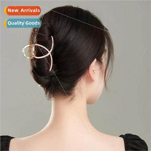 Korea new drip oil grab clip back head hair volume summer se