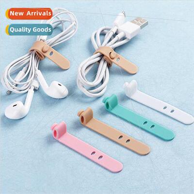 Anti Loss Headphone Storage Soft Tape Data Cable Protector S