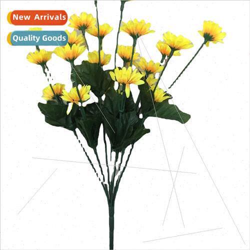 mulation bouquet gold daisy silk flowers project beautificat