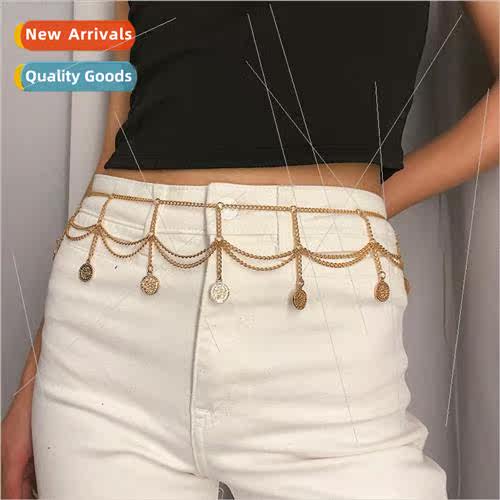 Europe Creative Geometric Sexy Body Chain Women Personalized