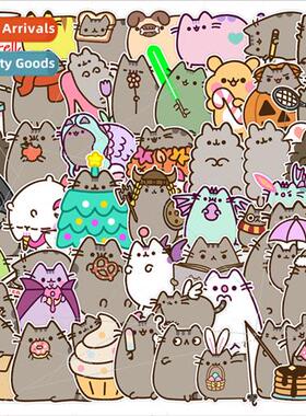 50 Pushkin kitten stickers cell phone water cup luggage skat