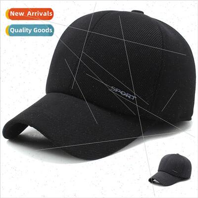 Autumn winter hat men corduroy baseball cap men thickened ea