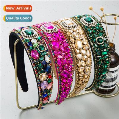 Hair accessories Europe baroque hair bands heavy full diamon