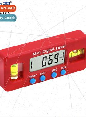 100mm Magnetic Level Mini Inclinometer Angle Ruler Digal Cal