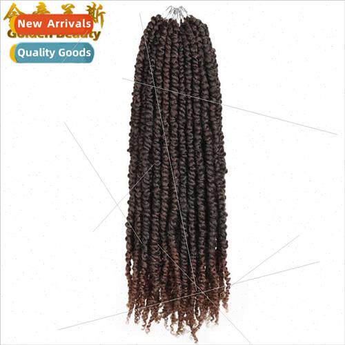 chemical fiber wrap tube braid african wig women 20inch two