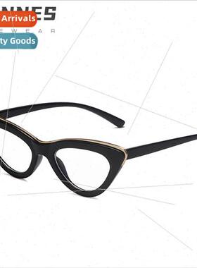 new cat eye anti-blue light glasses Europe color collision g
